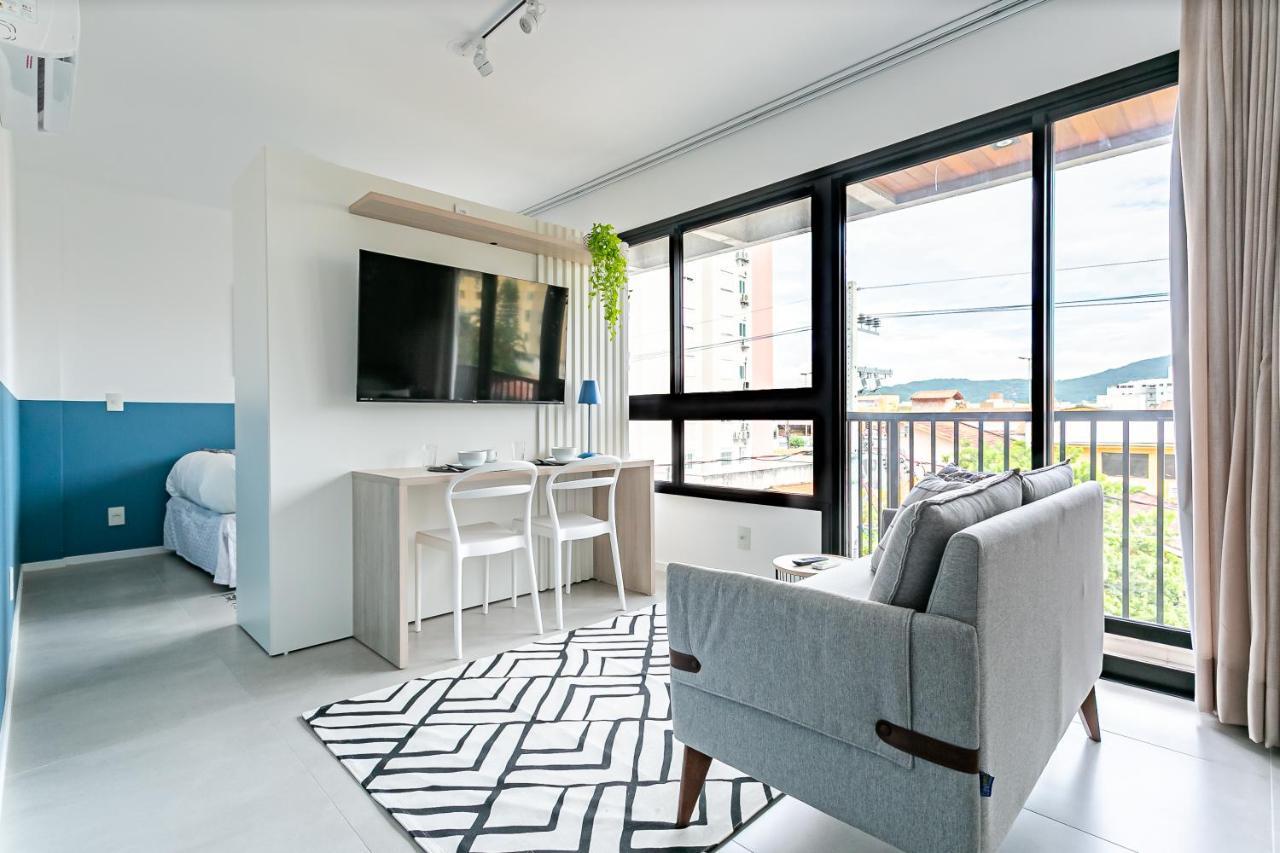 Studio Moderno Com Vaga, Proximo A Lagoa Da Conceicao - Trindade Apartment Florianopolis Bagian luar foto