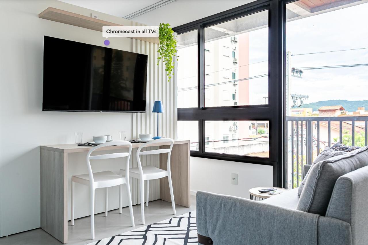 Studio Moderno Com Vaga, Proximo A Lagoa Da Conceicao - Trindade Apartment Florianopolis Bagian luar foto