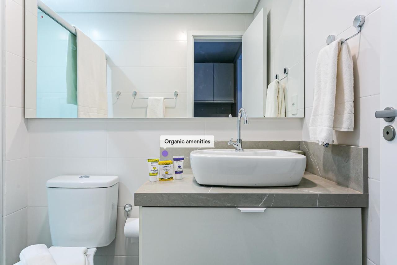 Studio Moderno Com Vaga, Proximo A Lagoa Da Conceicao - Trindade Apartment Florianopolis Bagian luar foto